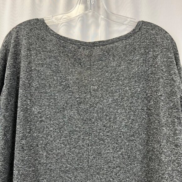 Gap Women’s 3/4 Sleeve Pullover Shift Dress Knee Length Charcoal M - Picture 4 of 7
